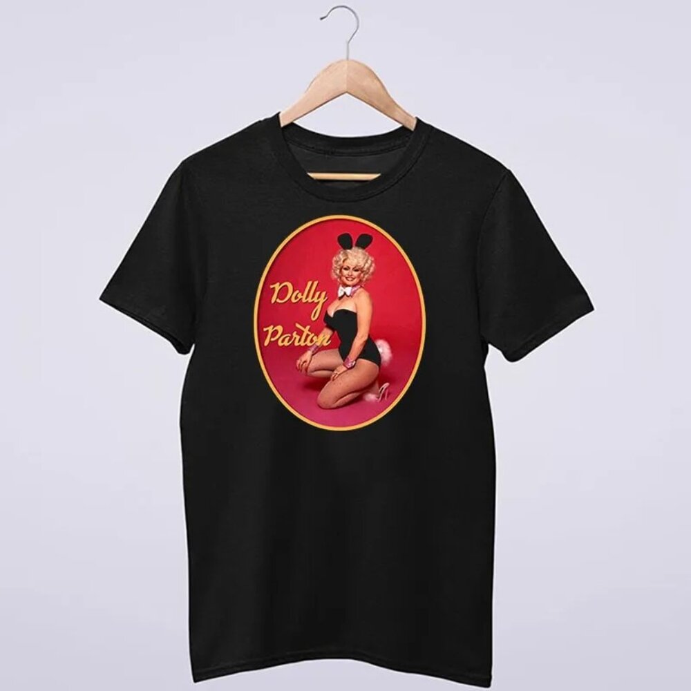 Dolly Parton Playboy Bunny Funny Bunny Meme T Shirt Music Graphic Fan Gift Retro